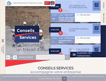 Tablet Screenshot of conseils-services.fr